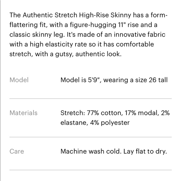 Everlane Stretch High-Rise Skinny Ankle Jean - Picture 3 of 5